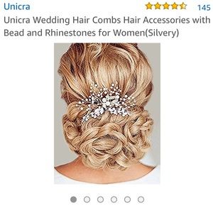 Beautiful hair clip. Wore one time for my wedding